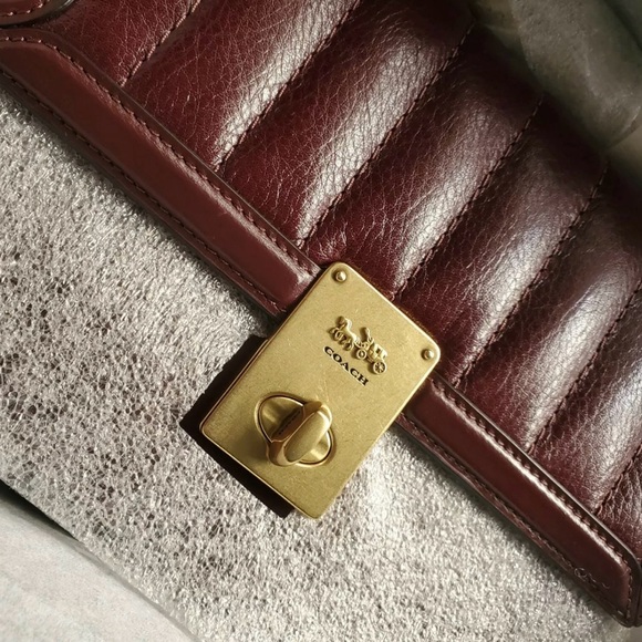 Coach Hutton Crossbody Bag, Cranberry color NWT - Picture 7 of 8